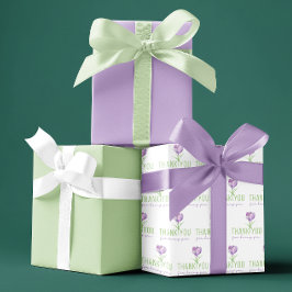 Bedankt dat je papieren bladen hebt samengevoegd inpakpapier vel