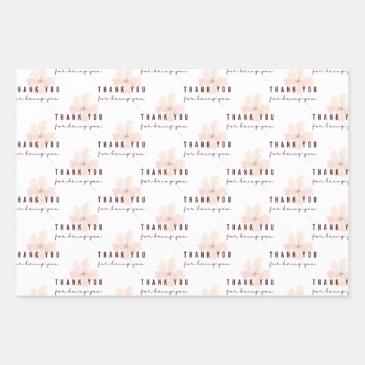 Bedankt dat je papieren bladen hebt samengevoegd inpakpapier vel (Voorkant 2)