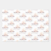 Bedankt dat je papieren bladen hebt samengevoegd inpakpapier vel (Voorkant)