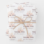 Bedankt dat je papieren bladen hebt samengevoegd inpakpapier vel (In situ)