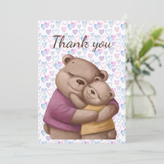 Bedankt dat je Teddy Bears hebt gesleept (Staand voorkant)