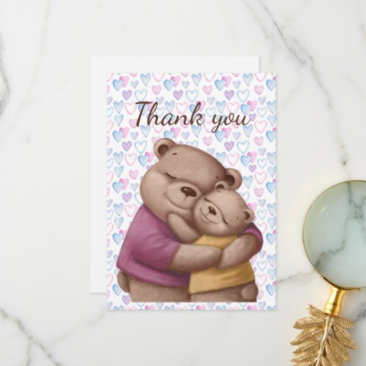 Bedankt dat je Teddy Bears hebt gesleept (Voorkant / Achterkant in situ)