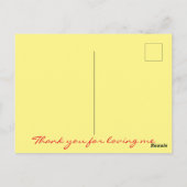 Bedankt dat je van me briefkaart houdt (Achterkant)