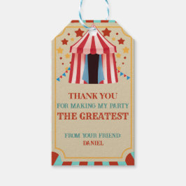 Bedankt dat je van mijn verjaardag de grootste heb cadeaulabel