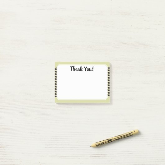 Bedankt dat je werknemers wilt herkennen post-it® notes (Op bureau)