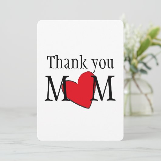 Bedankt dat mama Gepersonaliseerd (Staand voorkant)