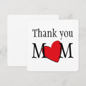 Bedankt dat mama Gepersonaliseerd (Voorkant / Achterkant)