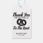 Bedankt dat u ons helpt bij het Stropdassen van de Cadeaulabel (Achterkant)