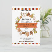 Bedankt die eten kaart (Staand voorkant)