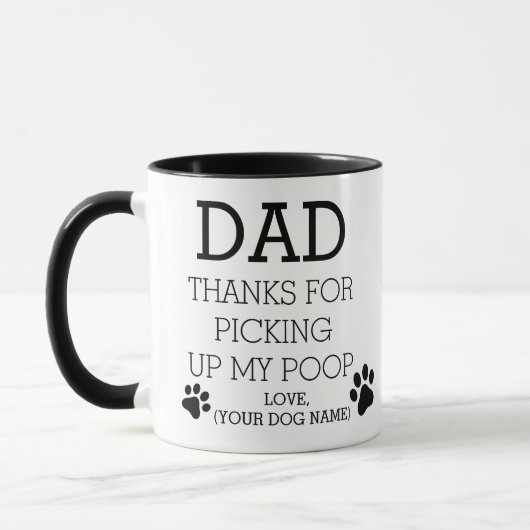 BEDANKT DOG DAD MOK (Links)