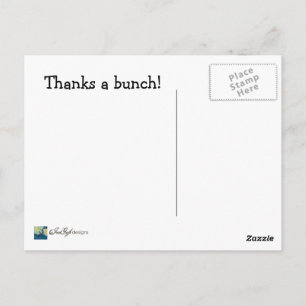 Bedankt een Bunch-Dank u Briefkaart