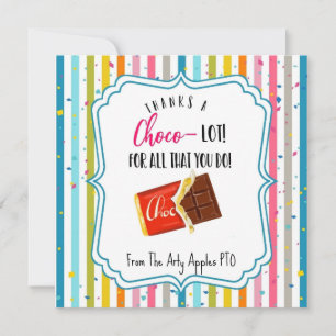 Bedankt een chocolade-lot voor alles wat je doet!