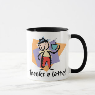Bedankt een latte! KoffieMok Mok