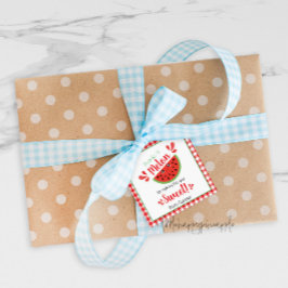 Bedankt een Meloen Gift Labels