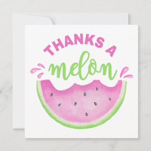 Bedankt Een Meloen Watermeloen Verjaardag Bedankt