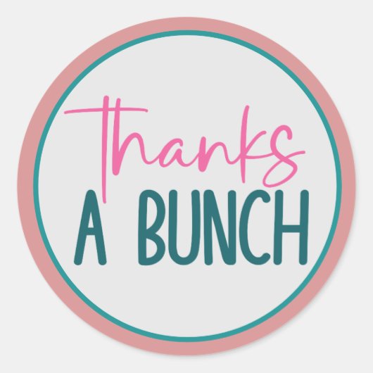 Bedankt een Sticker (Voorkant)