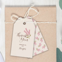 Bedankt Eenvoudige Wildflower  Roze Botanisch