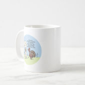 Bedankt en waardevol koffiemok (Voorkant links)