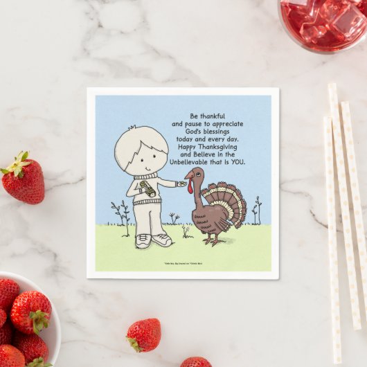 Bedankt en waardevol servet (Insitu)