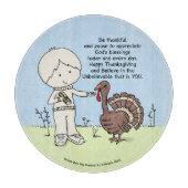 Bedankt en waardevol snijplank (Voorkant)