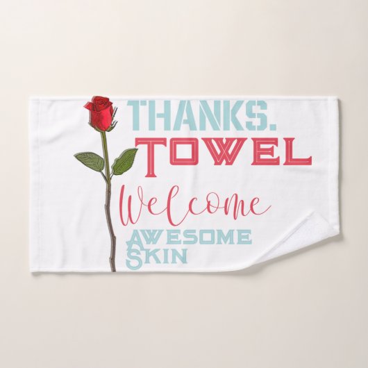 Bedankt en Welkomsthanddoek Handdoek (Handdoek)