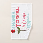 Bedankt en Welkomsthanddoek Handdoek (Handdoek)