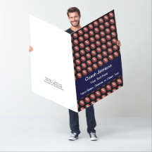 Bedankt Football Coach, Blue JUMBO Extra Large