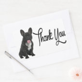 Bedankt Franse Bulldog Puppy Dog Sticker (Envelop)
