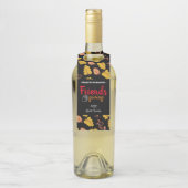 Bedankt Friendsgiving Gift Flessenhanger (Op fles)