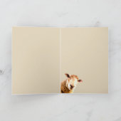 Bedankt Funny Sheep Animal Humor (Binnen)