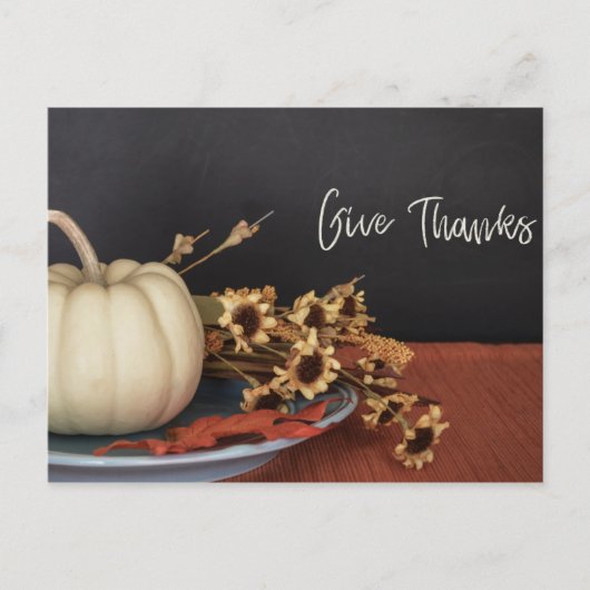 Bedankt geven briefkaart (Voorkant)