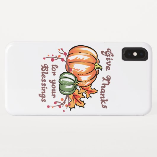 Bedankt geven Case-Mate iPhone case (Achterkant (horizontaal))