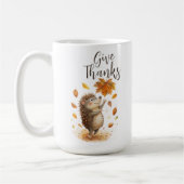 Bedankt geven koffiemok (Links)