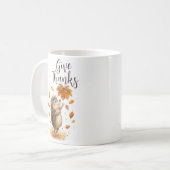 Bedankt geven koffiemok (Voorkant links)