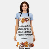 Bedankt geven schort (Gedragen)