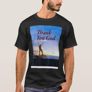 Bedankt geven t-shirt