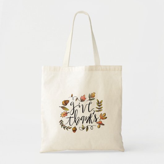 Bedankt geven tote bag (Voorkant)