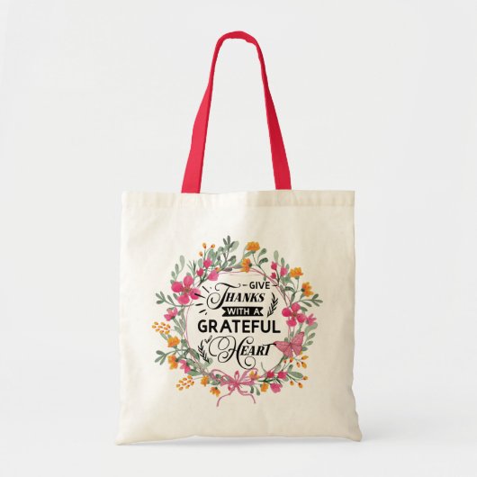 Bedankt geven tote bag (Voorkant)