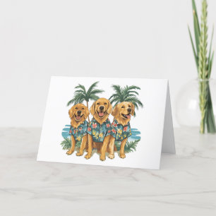 Bedankt Golden Retriever Dogs Hawaiian Shirt
