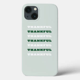 Bedankt, Gratitude Quote, Groen iPhone 13 Hoesje