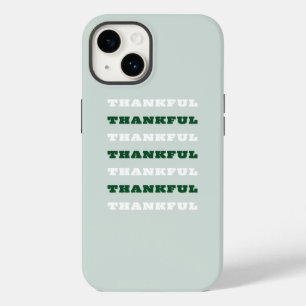 Bedankt, Gratitude Quote, Groen Case-Mate iPhone 14 Hoesje
