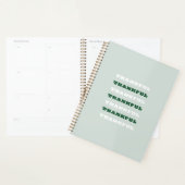 Bedankt, Gratitude Quote, Groen Planner (Display)