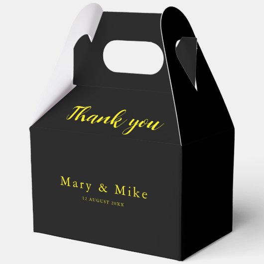 Bedankt Grote Gable Gunstbox voor elke gelegenheid Bedankdoosjes (Voorkant)