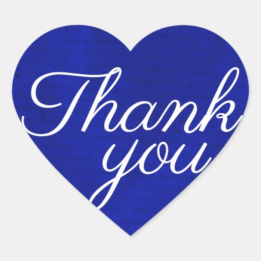 Bedankt Hart Sticker (Voorkant)
