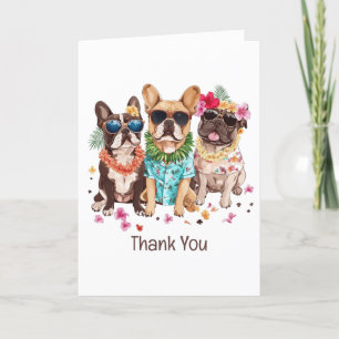Bedankt Hawaiian French Bulldogs Flower Lei