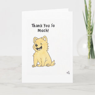 Bedankt hond 1 Kaart