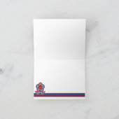 Bedankt in rood, wit en blauw (Binnen)