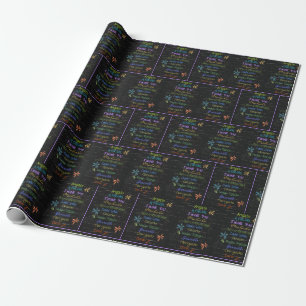 Bedankt in vreemde talen op zwart cadeaupapier