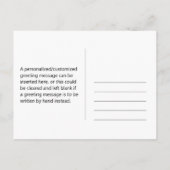 "Bedankt!" + Insect, Flowers Briefkaart (Achterkant)