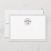 BEDANKT INSERT modern casual biro business zwart (Achterkant)